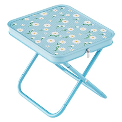 Faltbarer Hocker – leichter tragbarer Sitz, kompakter Klappstuhl, Reisebank, robuste Möbel, Mini-Haushaltswerkzeug | Camping Picknick Garten Patio Dorm Badezimmer B von Générique