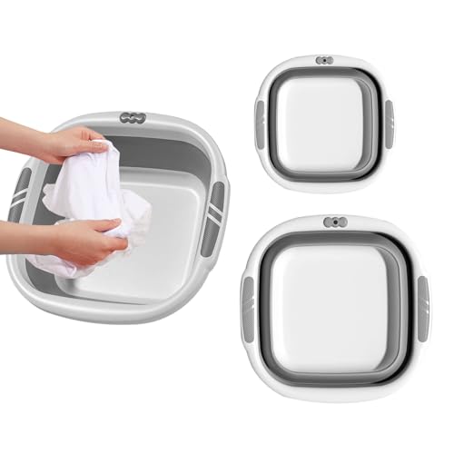 Faltbarer Waschtisch – Space Saving Washtub | Faltbares Dish Basin | Tragbares Dish Tub | Fußsoaking Washtub | Tragbare Kleidung Washing Tub für Laundry Camping Hiking Faltbarer Waschtisch – Space Saving Washtub | Faltbares Dish Basin | Tragbares Dish Tub | Fußsoaking Washtub | Tragbare Kleidung Washing Tub für Laundry Camping Hiking von Générique