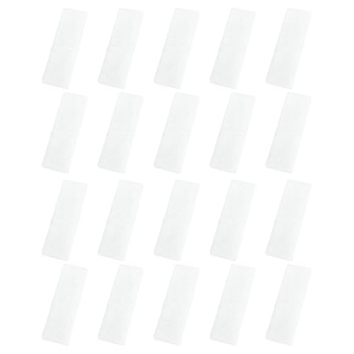 Filter für Fritteuse ohne Öl, Filterschwamm für Luftfritteuse | 20 Filz-Filterschwämme, geeignet für Backofen, Grill, Kuchen, Rotisserie, Mikrowelle und Dampfgarer, 6 Liter von Générique