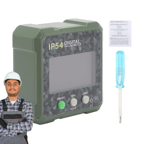 Finder Winkelfinder, magnetisch, Digital Angle Finder – 4 auf 90 Grad magnetischer Protraktor 90 Grad, Schrägmessgerät mit Hintergrundbeleuchtung | Digitalanzeige-Lineal, Genauigkeit von Générique