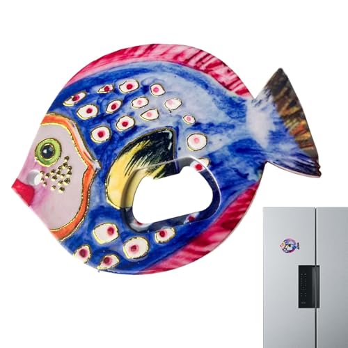 Fisch Flaschenöffner - Dekorative Auto Magnete | Magnet Fisch Flaschenöffner | Dekorative Auto Magnete, Manueller Flaschenöffner, Multifunktions Kühlschrankmagnete von Générique