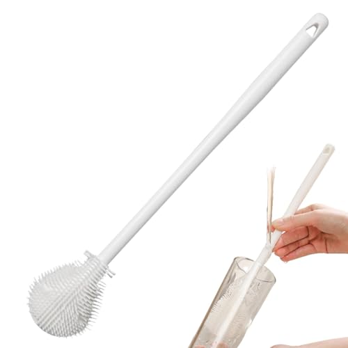 Flaschenbürste, Flaschenreinigungsbürste, Flaschenwaschbürste mit langem Griff, Flaschenreiniger für Behälter mit schmalem Hals, Scheuerbürste für Flaschen mit max von Générique