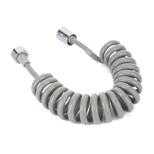 Flexibler Duschkopf aus Kunststoff für Toilette, Bidet, Handbrause, Schlauch, Telefonleitung, Badezimmerzubehör (3 m grau) von Générique