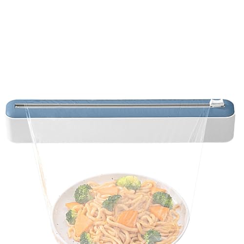 Folienspender mit Schneider – Nachfüllbarer Aluminiumpapierspender | Manuelle Spenderbox mit Schnellschnitt zur Aufbewahrung von Lebensmitteln, Obst, Wachspapier, Frischhaltefolie Folienspender mit Schneider – Nachfüllbarer Aluminiumpapierspender | Manuelle Spenderbox mit Schnellschnitt zur Aufbewahrung von Lebensmitteln, Obst, Wachspapier, Frischhaltefolie von Générique