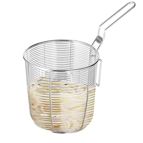 Frittierkorb – Frittierkörbe, Chip-Drainage, Präsentation von wiederverwendbaren Lebensmitteln, schnelle Zubereitung für Nudeln, Zwiebelringe von Générique