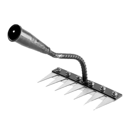 Garten-Gartenwerkzeug, Unkrautjäter, Gartengeräte, Gartengeräte, Rasen, Vertikutierer, manuell, 7 Stahlzähne, abnehmbar, Gartenhacke für Unkrautbekämpfung/Bodenlockerung Garten-Gartenwerkzeug, Unkrautjäter, Gartengeräte, Gartengeräte, Rasen, Vertikutierer, manuell, 7 Stahlzähne, abnehmbar, Gartenhacke für Unkrautbekämpfung/Bodenlockerung von Générique