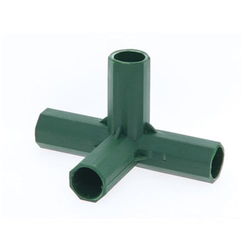 Gartenverbinder für Greenhouse – Elbow PVC Adaptation bauen Sie robuste Gewächshausrahmen-Möbelverbinder | PVC-Conner Fittings für Rohrverbindungen zu Gewächshaus-Verbindung T-Verbindung von Générique