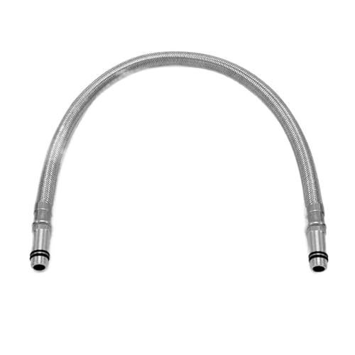 Geflochtener Wasserhahnschlauch aus Edelstahl, 40/50/56/60 cm, Ersatzschlauch für Küchenspüle, flexibler Schlauch für Kaltwasser (40 cm) von Générique