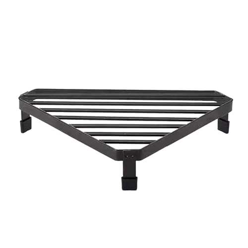 Gegenregal für Theke, dreieckig, aus Eisen – Organizer für die Ecke des Ofens | Eck-Rack für oberen Herd | Stativ Solder Frey Pan Ruhe | Home Tower Kitchen Range Gegenregal für Theke, dreieckig, aus Eisen – Organizer für die Ecke des Ofens | Eck-Rack für oberen Herd | Stativ Solder Frey Pan Ruhe | Home Tower Kitchen Range von Générique