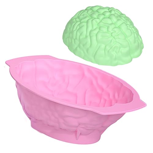 Gehirnkuchenform – -Form des Gehirns | -Form in Gehirnform, Silikonform zum Basteln für Kuchendekoration, kreative Silikonformen aus Silikon Gehirnkuchenform – -Form des Gehirns | -Form in Gehirnform, Silikonform zum Basteln für Kuchendekoration, kreative Silikonformen aus Silikon von Générique