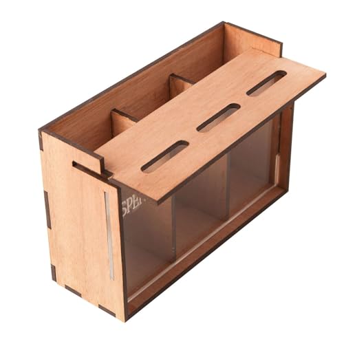 Geldbox zum Sparen von Bargeld – Abnehmbare Münzbank aus Holz mit Fächern – Erwachsene Children Coin Bank für Zuhause Dormitory, Sparen für Zuhause von Générique