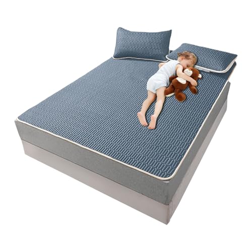Générique 1 x Summer Cool Bed Mat – Bed Cooling Mattress Pad, 180 x 200 cm Household Ice Silk Mat | Style Summer Sleeping Mats with Good Air Permeability for Schools Student Child Bedroom, Home Générique 1 x Summer Cool Bed Mat – Bed Cooling Mattress Pad, 180 x 200 cm Household Ice Silk Mat | Style Summer Sleeping Mats with Good Air Permeability for Schools Student Child Bedroom, Home von Générique