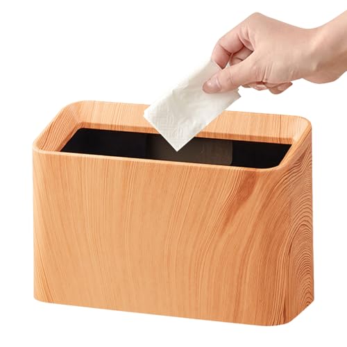 Générique Abfalleimer für Büro, Kosmetiktisch, kompakte Aufbewahrung für Abfall auf Tisch, Wohnzimmer, Küche, Schlafzimmer, Badezimmer von Générique