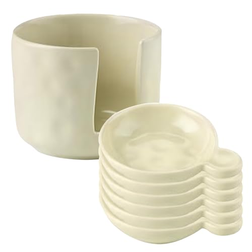 Générique Appetizer Plates – Square Bowl | Unbreakable for Pasta | Salate, Soups Made of Ultra-Drop-Resistant, Easy to Clean. Ceramic Container. Mini Serving Dish for Appetizers. von Générique
