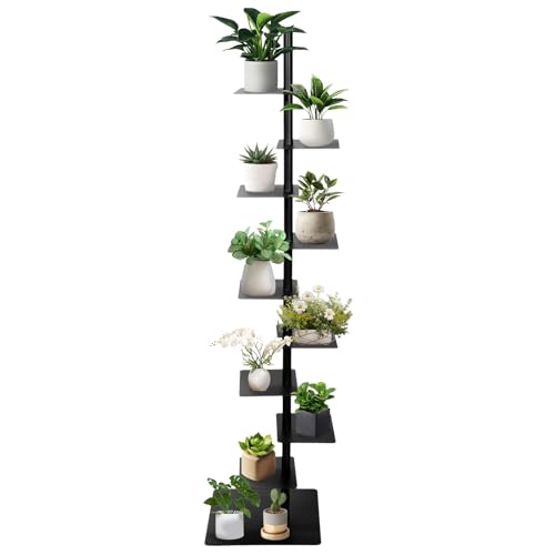 Générique Book Tower Stand, Wirbelsäulenregal, elegantes Bücherregal aus Metall, 9 Ebenen, vertikal, mehrschichtig, Bilderrahmen, Schaufenster, Dekoration, klein, Bücher Générique Book Tower Stand, Wirbelsäulenregal, elegantes Bücherregal aus Metall, 9 Ebenen, vertikal, mehrschichtig, Bilderrahmen, Schaufenster, Dekoration, klein, Bücher von Générique
