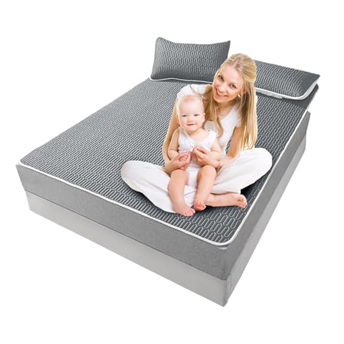 Générique Coole Sommerbettmatte – Schlafmatte aus Eisseide für und Erwachsene | Atmungsaktives Kühlpad für Schlafzimmer, Zuhause, Schlafsaal, Schule | Weiches Schlafkissen Générique Coole Sommerbettmatte – Schlafmatte aus Eisseide für und Erwachsene | Atmungsaktives Kühlpad für Schlafzimmer, Zuhause, Schlafsaal, Schule | Weiches Schlafkissen von Générique