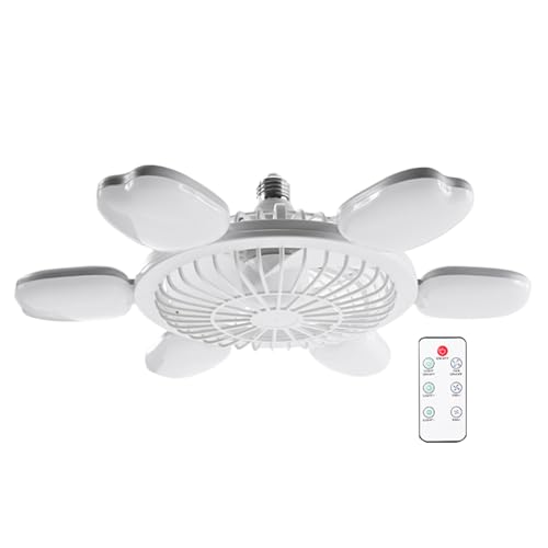 Générique Deckenventilator mit Schrauben – Deckenleuchte mit integrierter Beleuchtung – Fernbedienung verstellbar 6 Geschwindigkeitsstufen Ventilator faltbar für Haus, Büro, Küche, Schlafzimmer Générique Deckenventilator mit Schrauben – Deckenleuchte mit integrierter Beleuchtung – Fernbedienung verstellbar 6 Geschwindigkeitsstufen Ventilator faltbar für Haus, Büro, Küche, Schlafzimmer von Générique