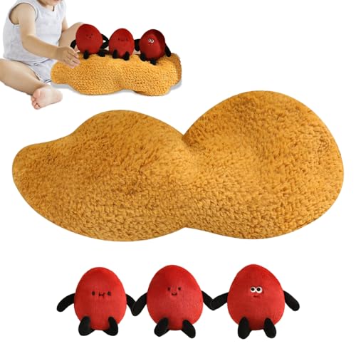 Générique Dekoratives Kissen in Nussform, dekorativ, für Sofa, Schlafzimmer, Wohnzimmer und Spielzimmer Générique Dekoratives Kissen in Nussform, dekorativ, für Sofa, Schlafzimmer, Wohnzimmer und Spielzimmer von Générique