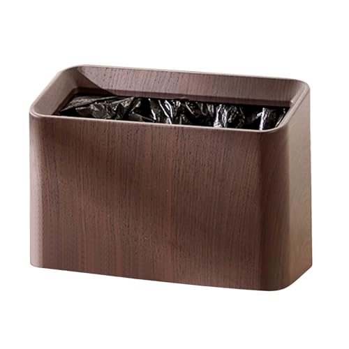 Générique Desk Trash Bin, Desktop Waste Container, Small Rubbish Box, Compact Lidless Storage Bin with Eco Material, Aesthetic Dustbin for Kitchen Bedroom Bathroom Car Tabletop von Générique
