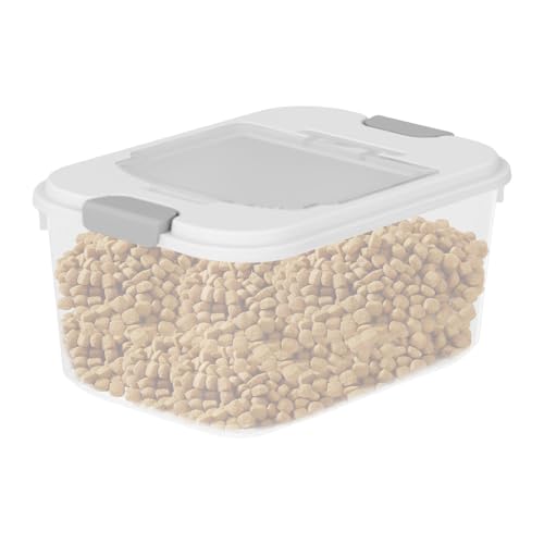 Générique Dog Food Container – Große Kapazität Pet Food Storage Container | Airtight Dog Food Container | Stackable Feed Bucket Cereal Barrels for Pantry Camping Outdoor Pet Feeding Farmhouse von Générique