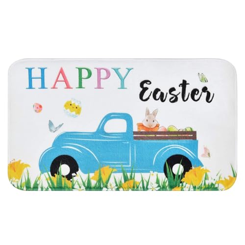 Générique Doormat – Welcome Outdoor Indoor Mats | Happy Easter Welcome Mat for Front Door | Happy Easter Welcome Mat for Front Door Happy Easter Welcome Mat for Front Door von Générique