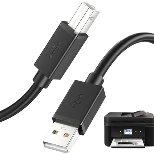 Générique Druckerkabel – USB-Kabel A B, Stecker A und B, hohe Geschwindigkeit, stabil, 2,1 m, für Laptop, Monitor, Tastatur, Drucker, Zubehör Générique Druckerkabel – USB-Kabel A B, Stecker A und B, hohe Geschwindigkeit, stabil, 2,1 m, für Laptop, Monitor, Tastatur, Drucker, Zubehör von Générique