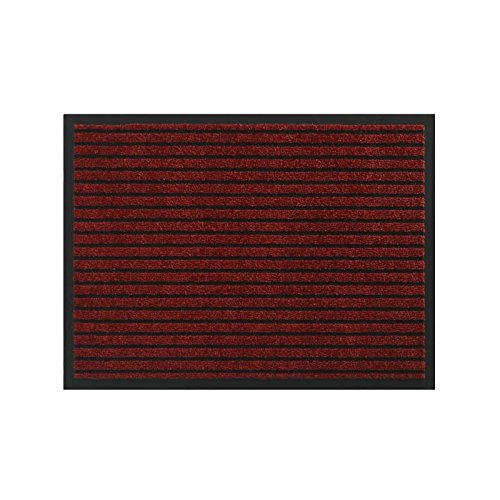 Générique Eingangsmatte Timeless – rot gestreift, 40 x 60 cm, rutschfeste Unterseite aus Vinyl von Générique