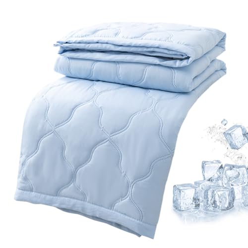 Générique Frische Decke für warme Schläfer | leichte Steppdecke, eisartige Steppdecke, doppelseitig, bequem, für Erwachsene, Sofa, Bett, Sommernächte, Komfort im Sommer von Générique