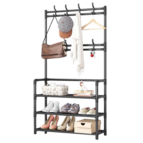 Générique Garderobenschrank mit – Hängeschale aus Metallstoff, robuste Türregale | Bodenmöbel mit praktischen Haken, bestellte Größen von Générique