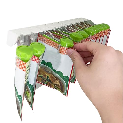 Générique Gewürzorganizer für Schrank | Aufbewahrungs-Organizer mit Klammern für Gewürze – zerlegbare Regalaufbewahrung mit Tablett für Lebensmittel, Snacks, Küche, Haus und Wohnung Générique Gewürzorganizer für Schrank | Aufbewahrungs-Organizer mit Klammern für Gewürze – zerlegbare Regalaufbewahrung mit Tablett für Lebensmittel, Snacks, Küche, Haus und Wohnung von Générique
