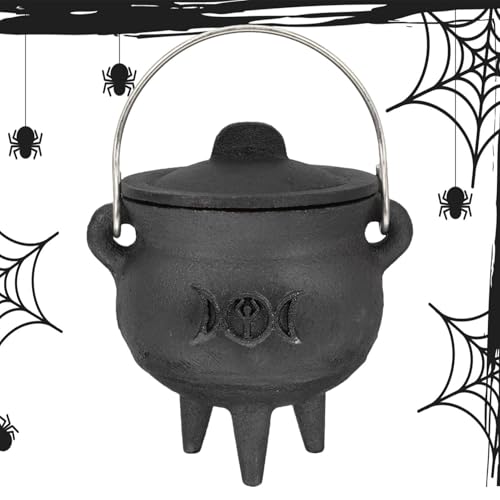 Générique Halloween-Dekoration Kessel – Hexentopf für Halloween mit Deckel und Griff, Eimer für Hexenkessel, für Partybedarf, Dekoration oder Verbrennung von Enzenz Générique Halloween-Dekoration Kessel – Hexentopf für Halloween mit Deckel und Griff, Eimer für Hexenkessel, für Partybedarf, Dekoration oder Verbrennung von Enzenz von Générique