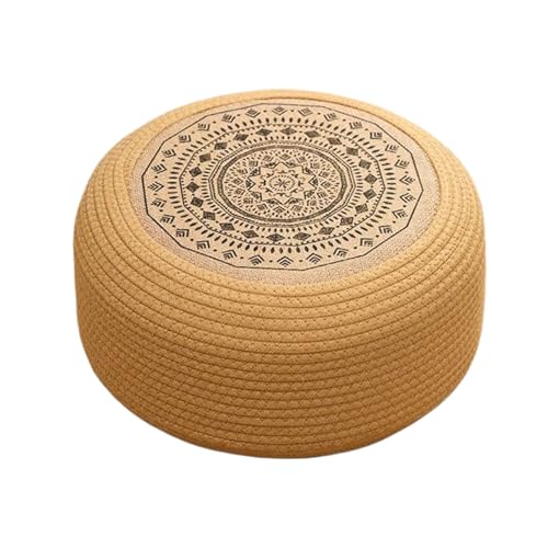 Générique Japanisches Bodenkissen – handgeflochten aus Stroh, wattiert und atmungsaktiv | Meditationshocker Tatami-Stil für Zen, Yoga und Heimdekoration Générique Japanisches Bodenkissen – handgeflochten aus Stroh, wattiert und atmungsaktiv | Meditationshocker Tatami-Stil für Zen, Yoga und Heimdekoration von Générique