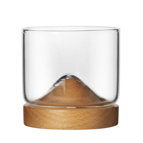 Générique Kleines Weinglas - kleines Whisky-Weinglas im japanischen Stil - Schnapsglas aus Holz in modernem und elegantem Design für Saft, Tee und Kaffee von Générique