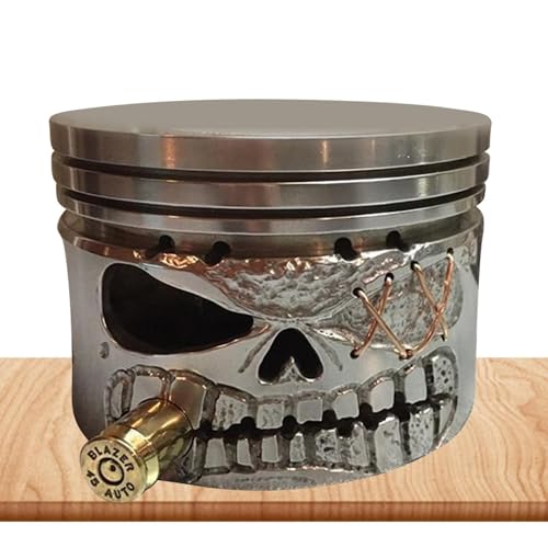 Générique Kolben Skull Face Skulptur – Testa of Man's Head Wiederverwendbar für Zuhause, Esstisch, Dekoration, Skulptur in Schädelform | Kunststatue mit Kolbenschädel, Kunstharz, handgefertigt Générique Kolben Skull Face Skulptur – Testa of Man's Head Wiederverwendbar für Zuhause, Esstisch, Dekoration, Skulptur in Schädelform | Kunststatue mit Kolbenschädel, Kunstharz, handgefertigt von Générique