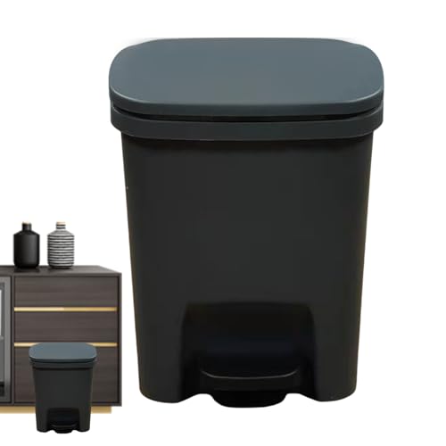 Générique Küchenmülleimer Mülleimer mit Deckel | Rechteckiger Mülleimer mit Geruchsverschluss | Geruchsschutzdeckel für Mülleimer zur Raumnutzung Générique Küchenmülleimer Mülleimer mit Deckel | Rechteckiger Mülleimer mit Geruchsverschluss | Geruchsschutzdeckel für Mülleimer zur Raumnutzung von Générique
