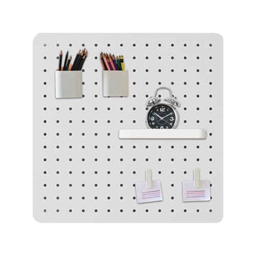 Générique Lochwand Wand-Organizer – Wand-Organizer, perforierte Platte für Büro | Paneele Organisation und platzsparende Aufbewahrung für und Studenten Werkzeug Zubehör Display Deko von Générique
