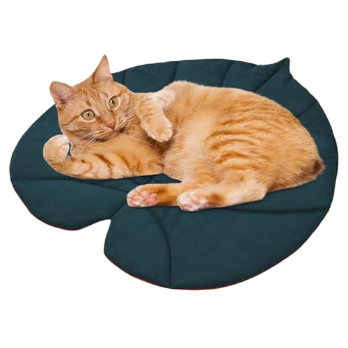 Générique Matte für Hunde – Blätter in Form einer warmen Form | Komfortables Material mit Sitzschutz, waschbar, weich, für Schlafsofa und Fußboden von Générique