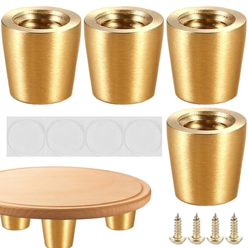 Générique Möbelfüße – Set mit 4 Füßen für Sofa | rutschfeste Möbelfüße für Bett, Büro, Schrank, Nachttisch, Sofa von Générique