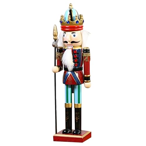 Générique Nussknacker Figuren aus Holz – Weihnachts-Nussknacker-Soldat, festliche Dekoration, traditionell, für Kamin, Esstisch, Fensterbank, Präsentation Générique Nussknacker Figuren aus Holz – Weihnachts-Nussknacker-Soldat, festliche Dekoration, traditionell, für Kamin, Esstisch, Fensterbank, Präsentation von Générique