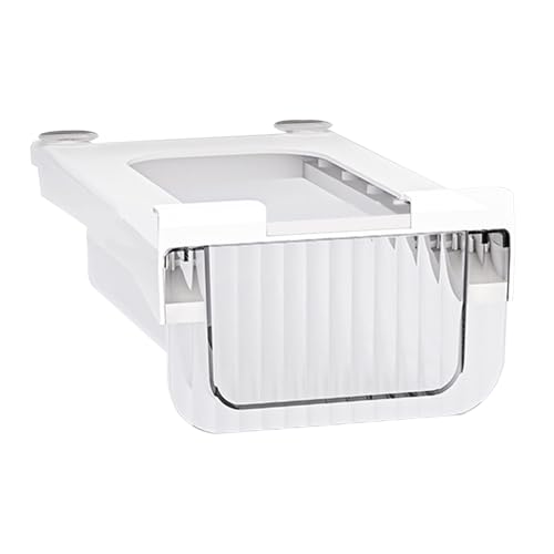 Générique Organizer für Kühlschrankschubladen – transparente stapelbare Behälter für Lebensmittel, Organizer sparen die Aufbewahrungsbox mit einem einfachen Griff aus PU-Kunststoff von Générique