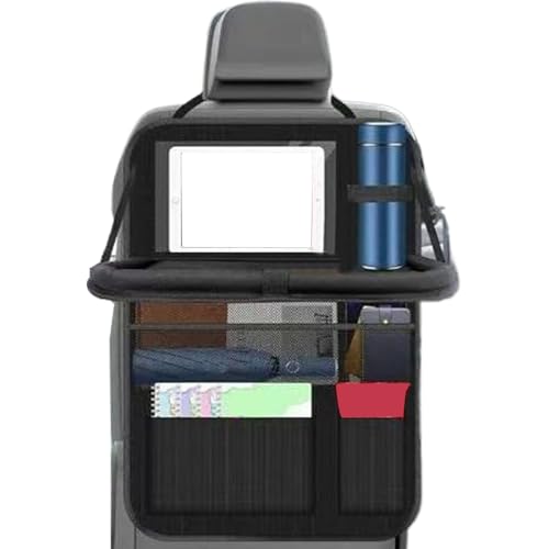 Générique Organizer für die Rückseite des Autos | Autositzschutz mit Aufbewahrung | wasserdichte Schmutzfangmatte mit Tablethalterung für Auto SUV Sedan Reise von Générique