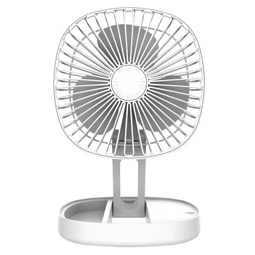 Générique Schreibtischventilator | Schreibtischventilator für Schlafzimmer – Kühlgerät, tragbar, multifunktional, faltbar, für Haus, Büro, Reisen, Camping und Nachttisch von Générique