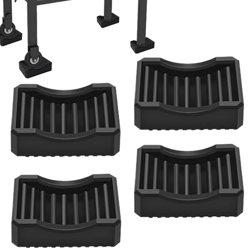 Générique Set mit Nivellierhilfen, Nivellier-Set für Heizbeine, 4 x stapelbare Möbelnivellierer, rutschfest, Ersatz der Füße des Kühlschranks für Esstisch Générique Set mit Nivellierhilfen, Nivellier-Set für Heizbeine, 4 x stapelbare Möbelnivellierer, rutschfest, Ersatz der Füße des Kühlschranks für Esstisch von Générique
