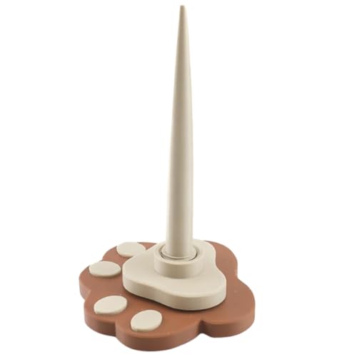 Générique Spinner mit Haken, 3,94 x 3,74 x 6,69 Zoll, Design mit Tierpfotenabdruck, Organizer, Aufbewahrungslösung, Reise zu Hause von Générique