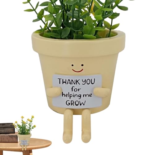 Générique Thank You Flower Topf, Teacher Sukkulenten-Pflanze, Dankbarkeits-Pflanze, Sukkulenten-Pflanze, -Blumentopf, Dankbarkeits-Topf, Sukkulententopf, von Générique