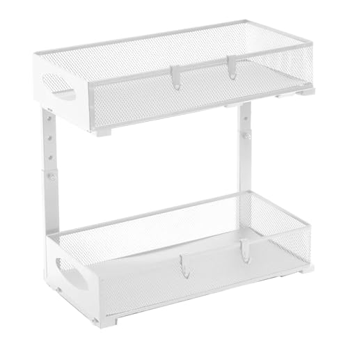 Générique Unterschrank für die Spüle – Mehrzweck-Haushaltsregal, doppellagig, Aufbewahrungskorb, verstellbar, Badezimmeraufbewahrungseinheit für – Placier Générique Unterschrank für die Spüle – Mehrzweck-Haushaltsregal, doppellagig, Aufbewahrungskorb, verstellbar, Badezimmeraufbewahrungseinheit für – Placier von Générique