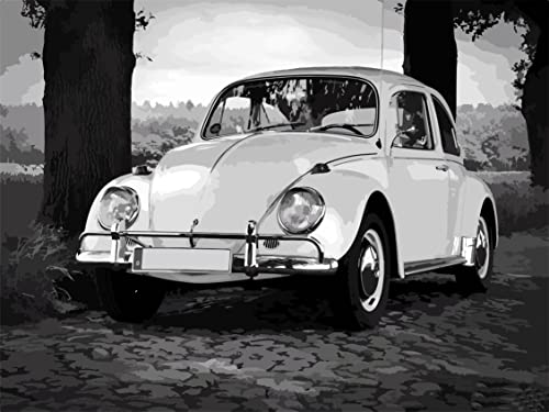 Générique VW Marienkäfer Poster Kunstdruck von Générique