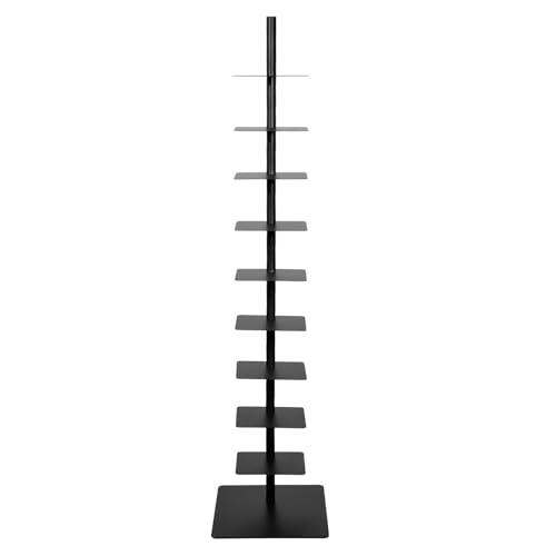 Générique Vertikaler Bücherturm, Buchturmständer, elegante Libris aus Metall mit 9 Ebenen | vertikaler Buchturm, Bilderrahmen, Schaufenster, Dekoration, kleine Bücher Générique Vertikaler Bücherturm, Buchturmständer, elegante Libris aus Metall mit 9 Ebenen | vertikaler Buchturm, Bilderrahmen, Schaufenster, Dekoration, kleine Bücher von Générique