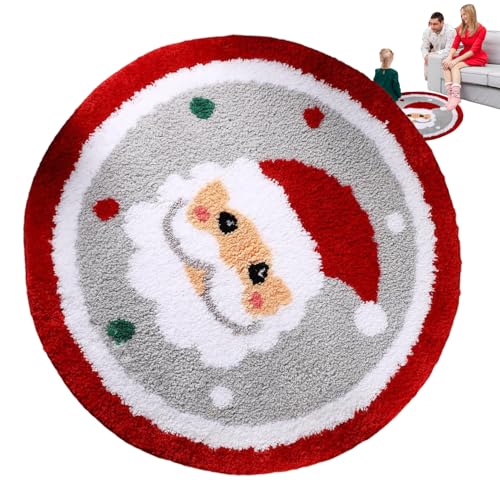 Générique Weihnachtsteppich für Wohnzimmer, kuscheliger Teppich, 60 x 60 cm, für Nachttisch, weich, Weihnachten, für Wohnzimmer, Schlafsaal, Küche, Badezimmer, Esszimmer, Eingangsbereich, Couchtisch Générique Weihnachtsteppich für Wohnzimmer, kuscheliger Teppich, 60 x 60 cm, für Nachttisch, weich, Weihnachten, für Wohnzimmer, Schlafsaal, Küche, Badezimmer, Esszimmer, Eingangsbereich, Couchtisch von Générique