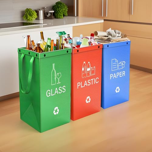 Générique Wiederverwendbarer Mülleimer – Mini-Set mit 40 ml Behältern, platzsparend, wiederverwendbar, kompakt, mit faltbarem Designhalter für Schlafsaal, Schrank, Bua von Générique